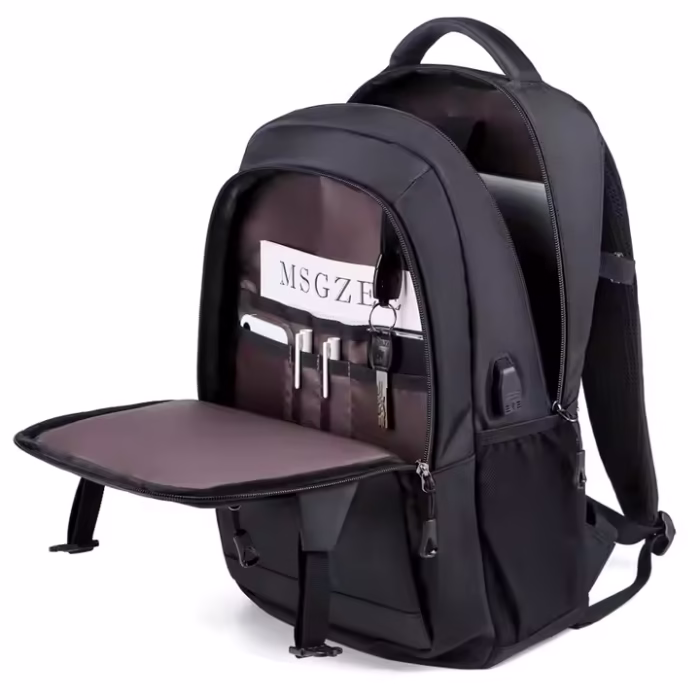 Custom Waterproof Lightweight Men's Business Backpack – Anti‑Theft USB Laptop Bag - Image 2
