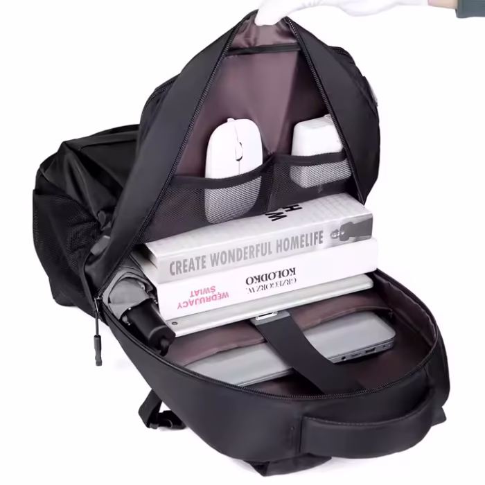 Custom Waterproof Lightweight Men's Business Backpack – Anti‑Theft USB Laptop Bag - Image 5