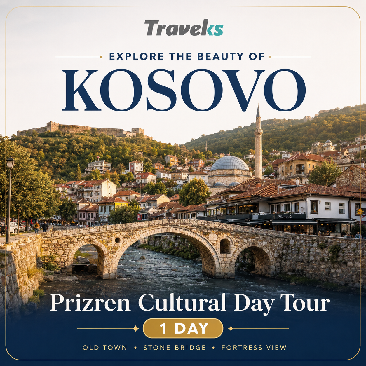 Prizreni Prizren Cultural Day Tour – 1 Day - Image 1