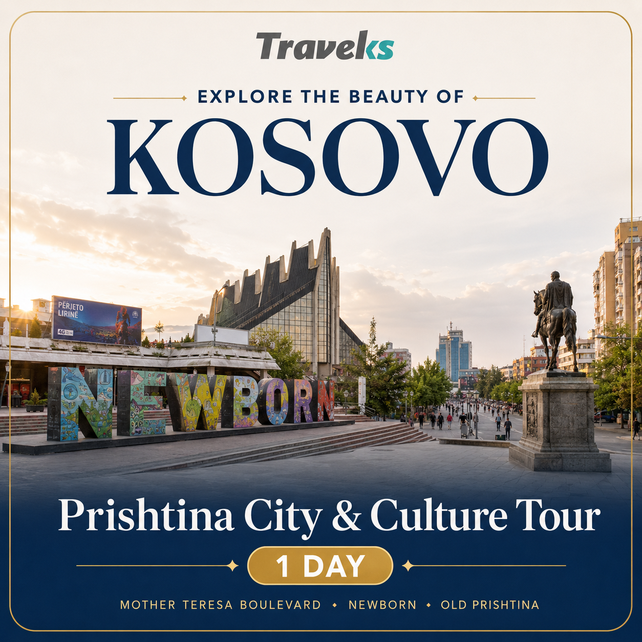 Prishtina Prishtina City & Culture Tour – 1 DAY - Image 1